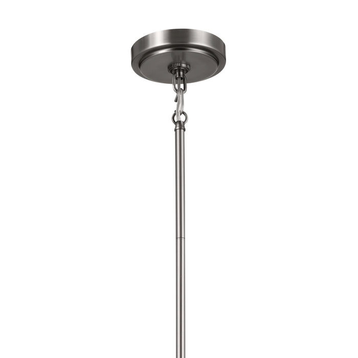Kichler 52451CLP Six Light Chandelier, Classic Pewter