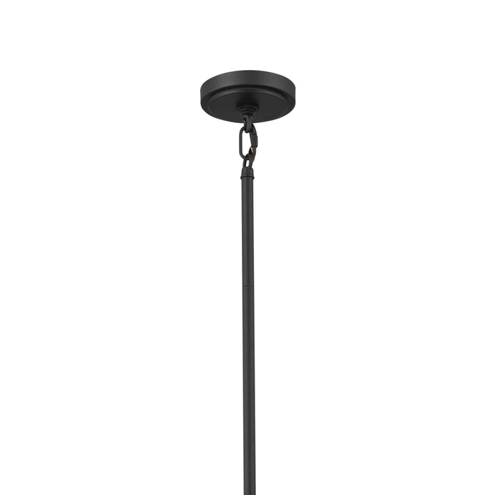 Kichler 52452BKT Nine Light Chandelier, Textured Black