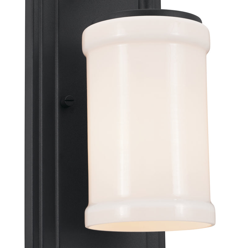 Kichler 52454BKT One Light Wall Sconce, Textured Black