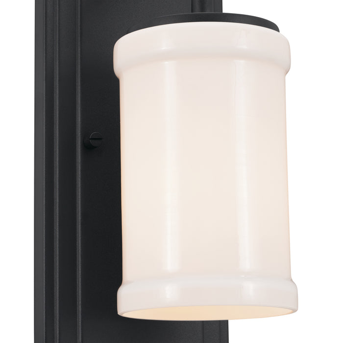 Kichler 52454BKT One Light Wall Sconce, Textured Black