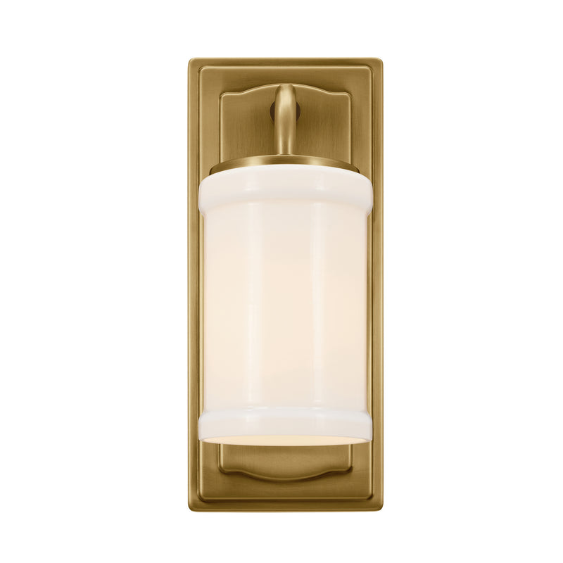 Kichler 52454NBR One Light Wall Sconce, Natural Brass