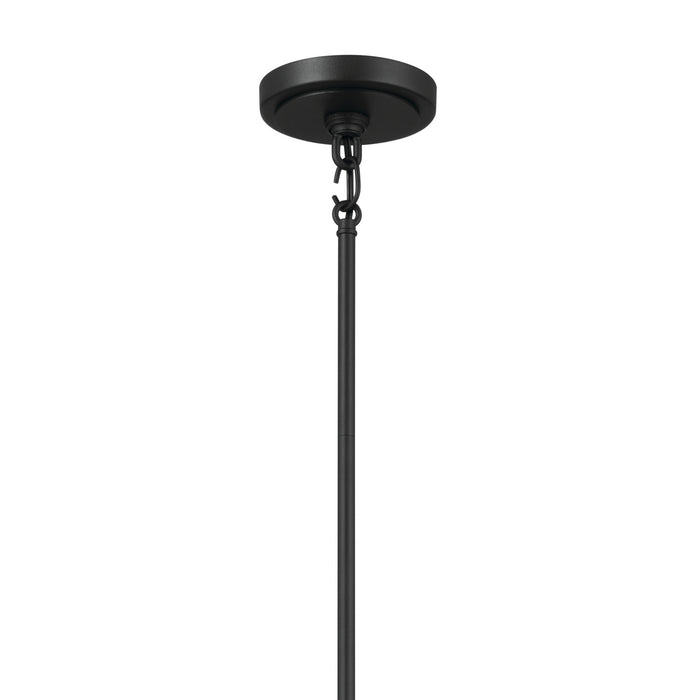 Kichler 52455BKT Five Light Chandelier, Textured Black