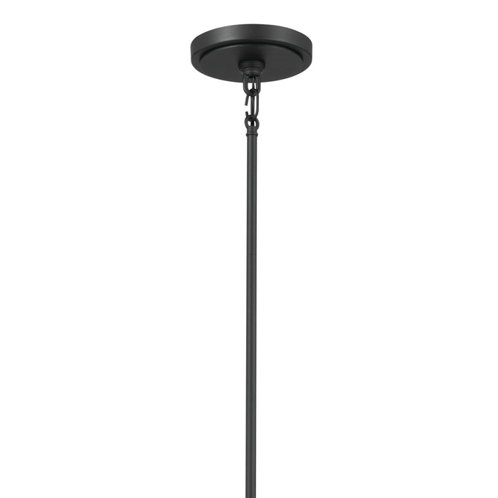 Kichler 52456BKT Eight Light Chandelier, Textured Black