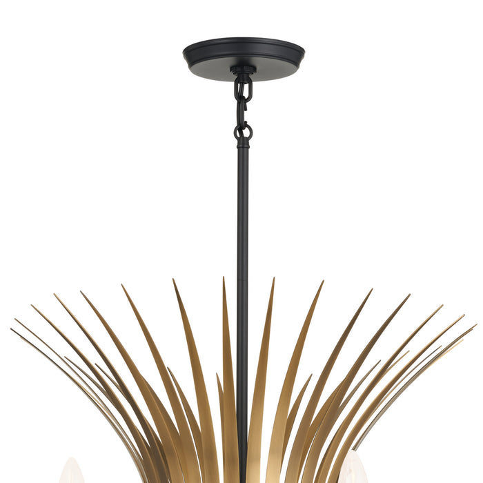 Kichler 52459BK Ten Light Chandelier, Black