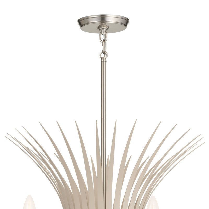 Kichler 52459NI Ten Light Chandelier, Brushed Nickel