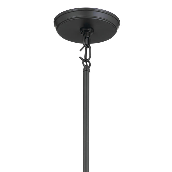 Kichler 52460BK One Light Pendant, Black