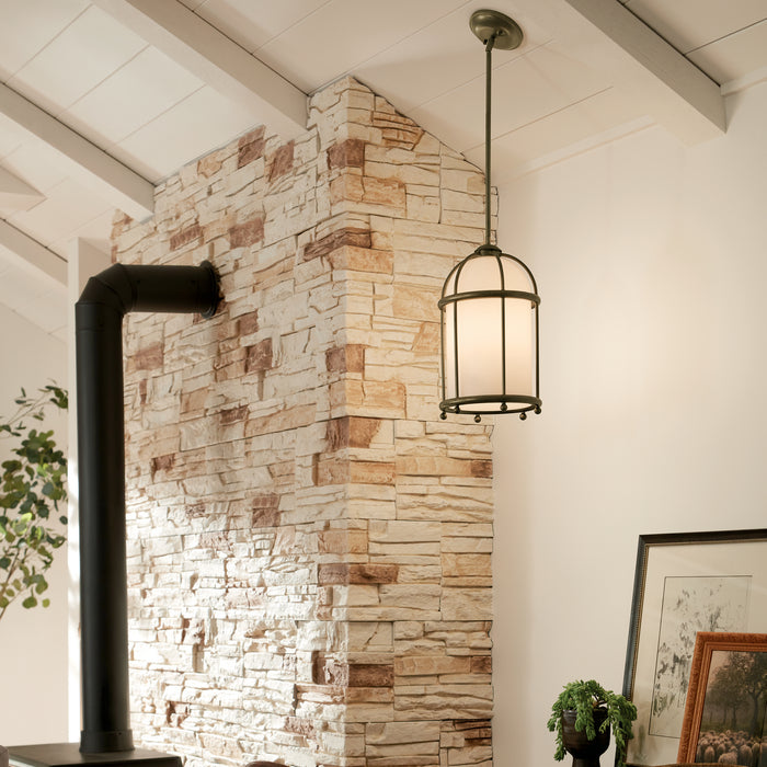 Kichler 52464CHZ One Light Pendant, Character Bronze