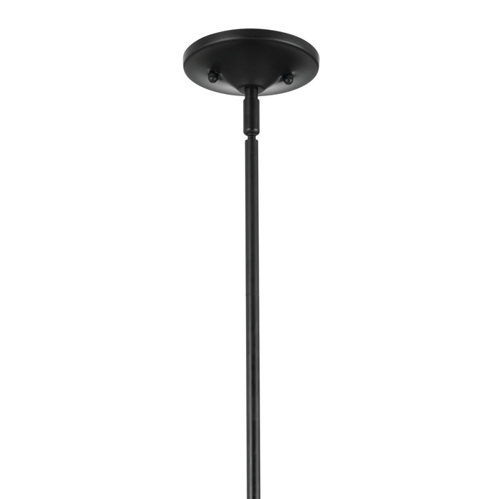 Kichler 52468BK Five Light Chandelier, Black