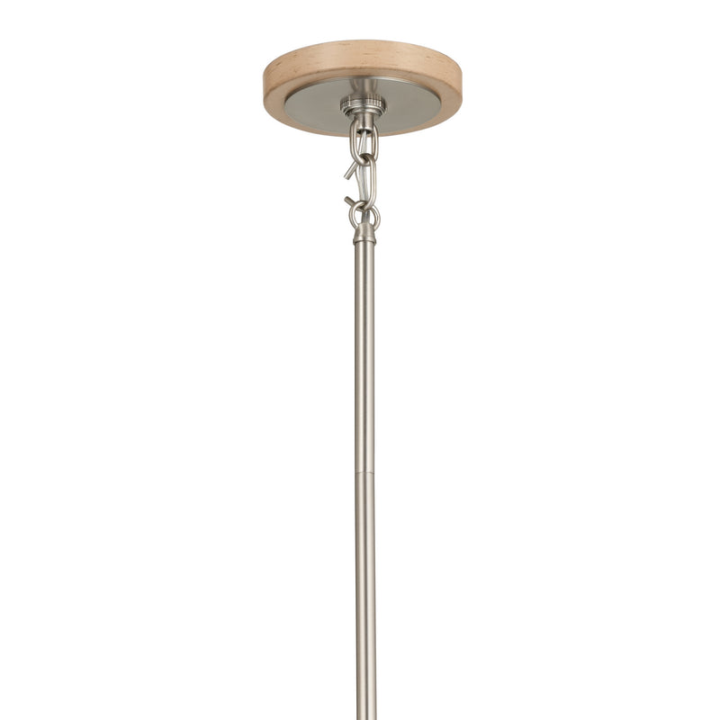 Kichler 52470NI Six Light Chandelier, Brushed Nickel