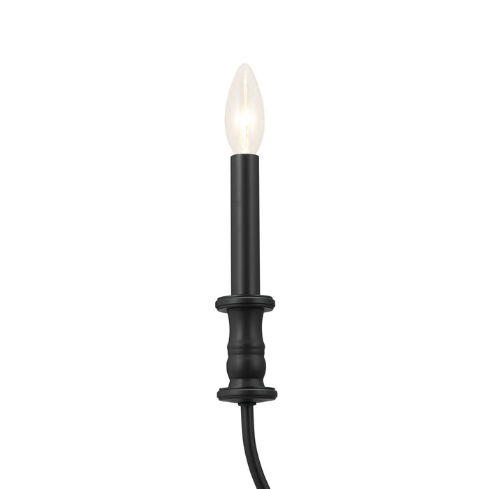 Kichler 52471BK Nine Light Chandelier, Black