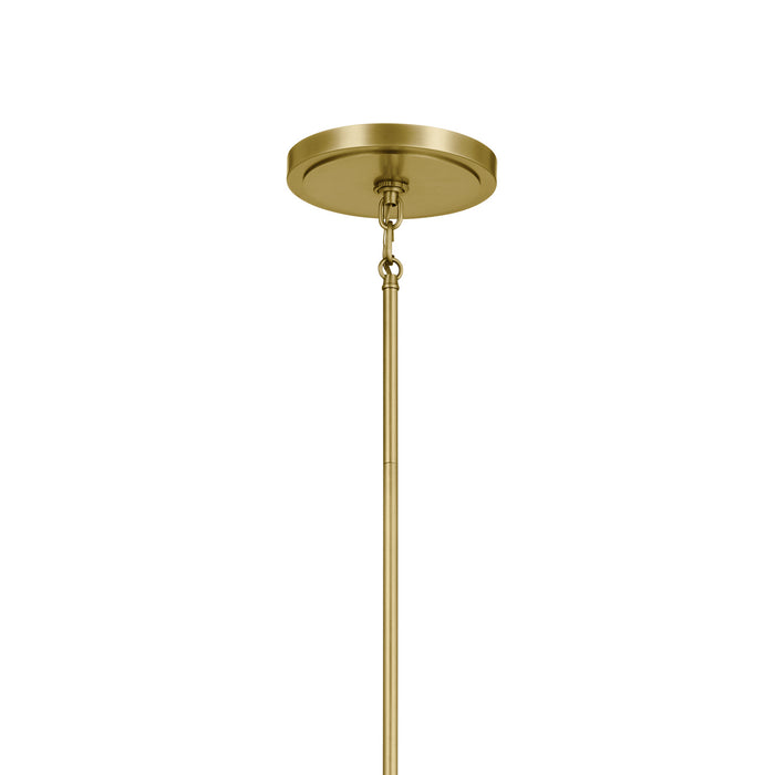 Kichler 52471NBR Nine Light Chandelier, Natural Brass