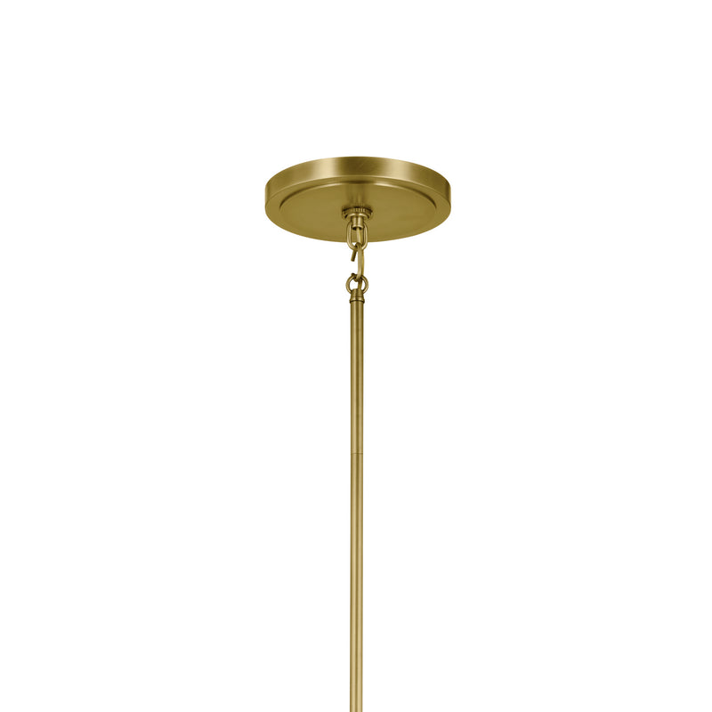 Kichler 52472NBR 12 Light Chandelier, Natural Brass