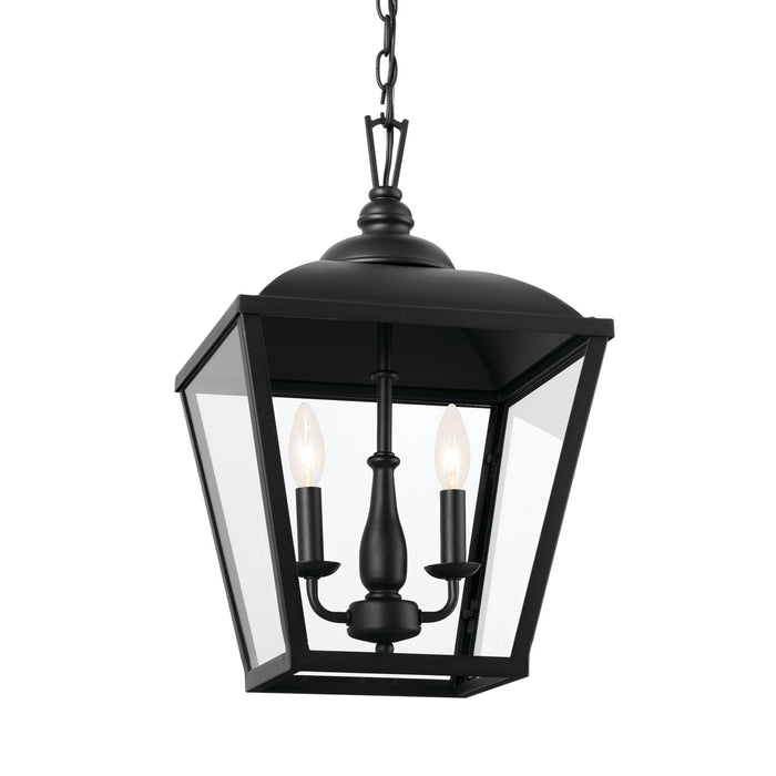Kichler 52474BKT Two Light Pendant, Textured Black