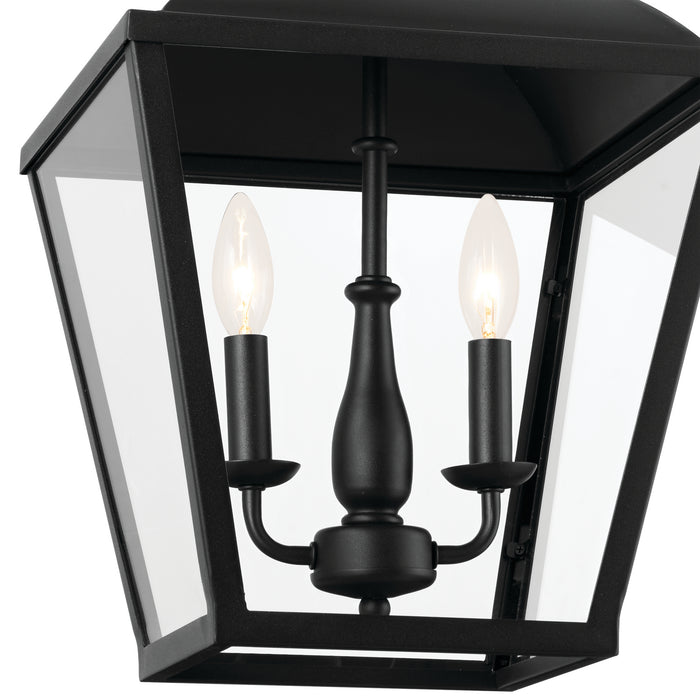 Kichler 52474BKT Two Light Pendant, Textured Black