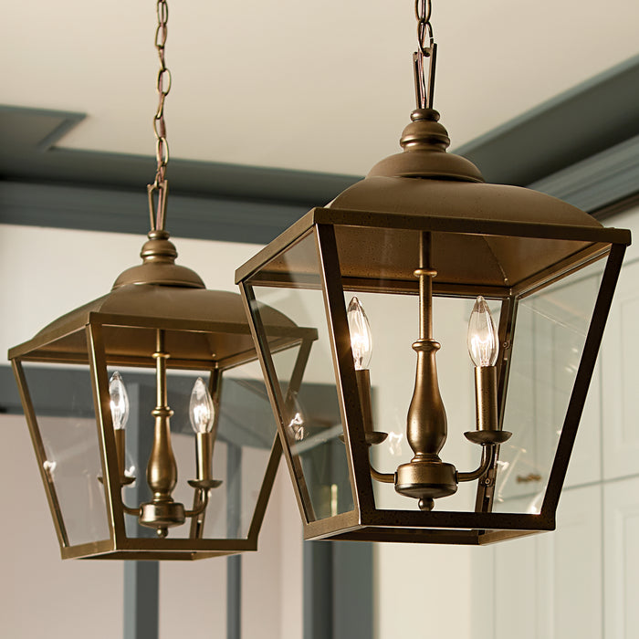 Kichler 52474CHZ Two Light Pendant, Character Bronze