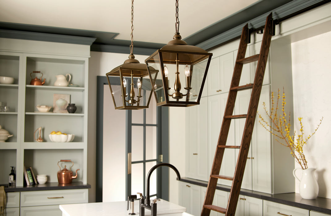 Kichler 52474CHZ Two Light Pendant, Character Bronze