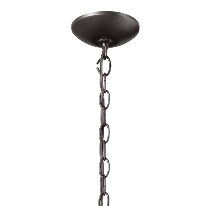 Kichler 52474AVI Two Light Pendant, Anvil Iron