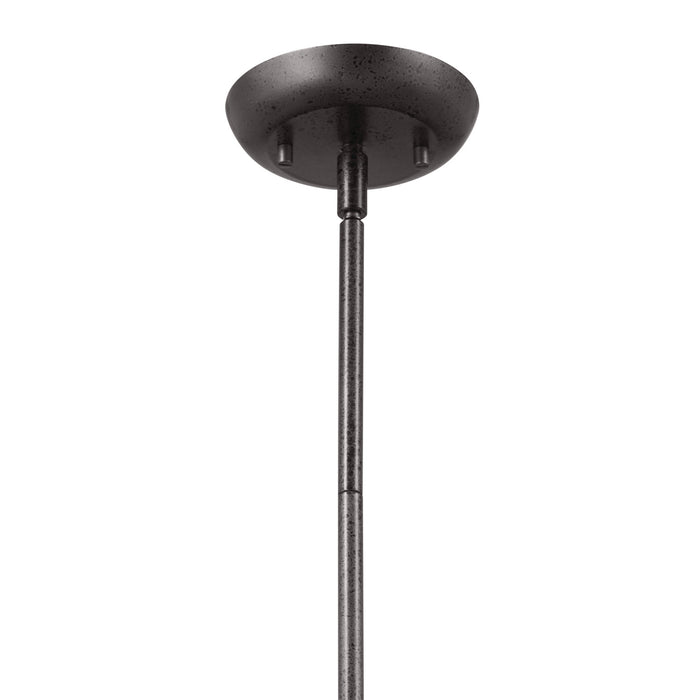 Kichler 52476AVI One Light Pendant, Anvil Iron