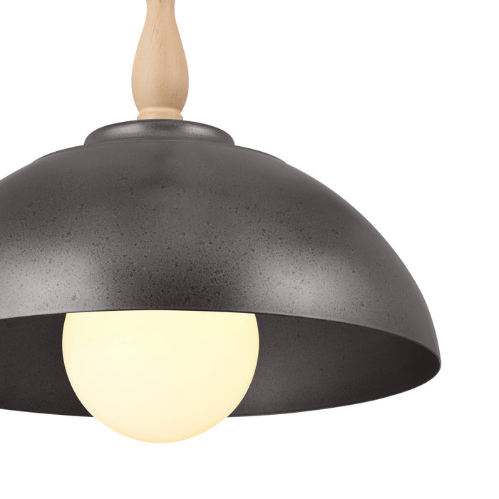 Kichler 52476AVI One Light Pendant, Anvil Iron