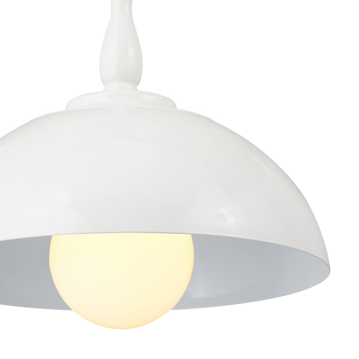 Kichler 52476WH One Light Pendant, White