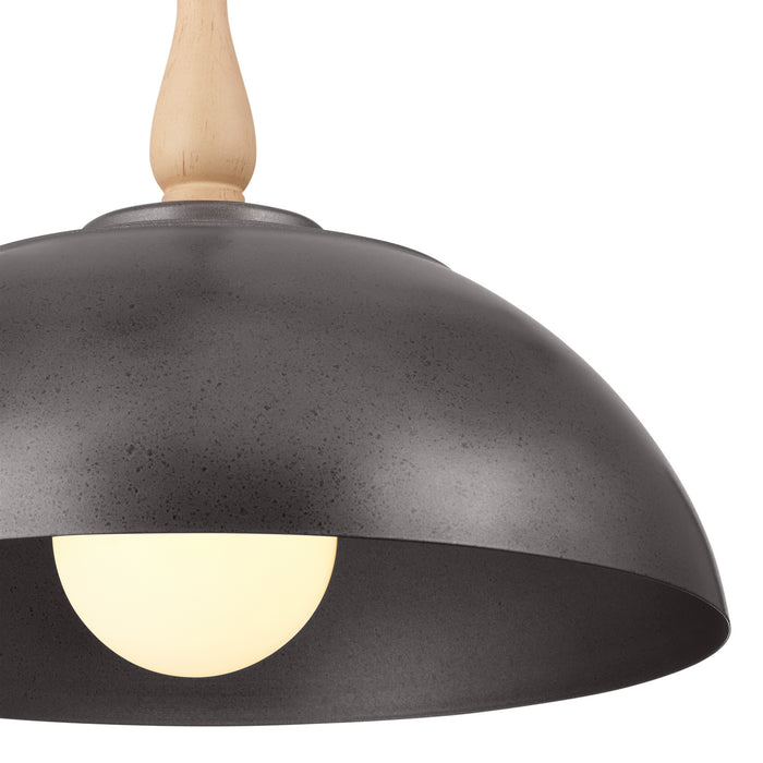 Kichler 52477AVI One Light Pendant, Anvil Iron