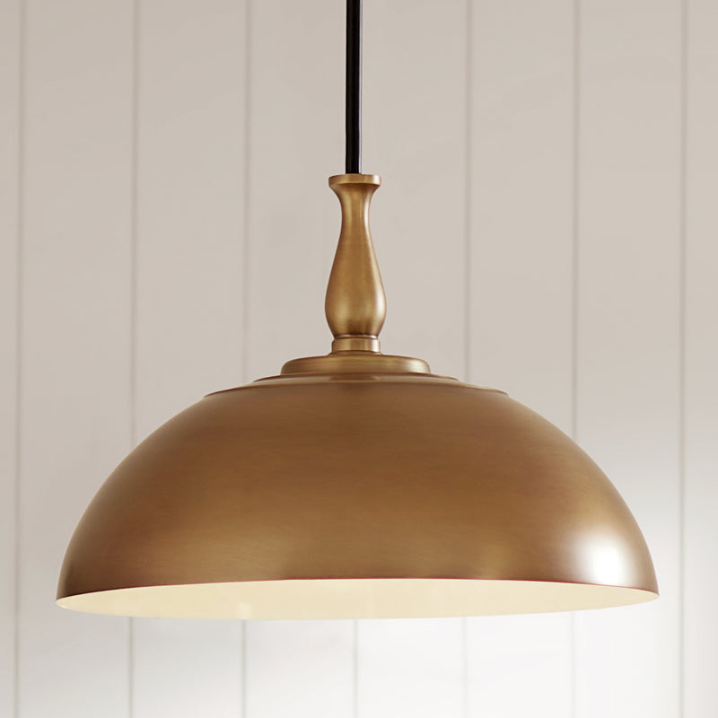 Kichler 52477NBR One Light Pendant, Natural Brass
