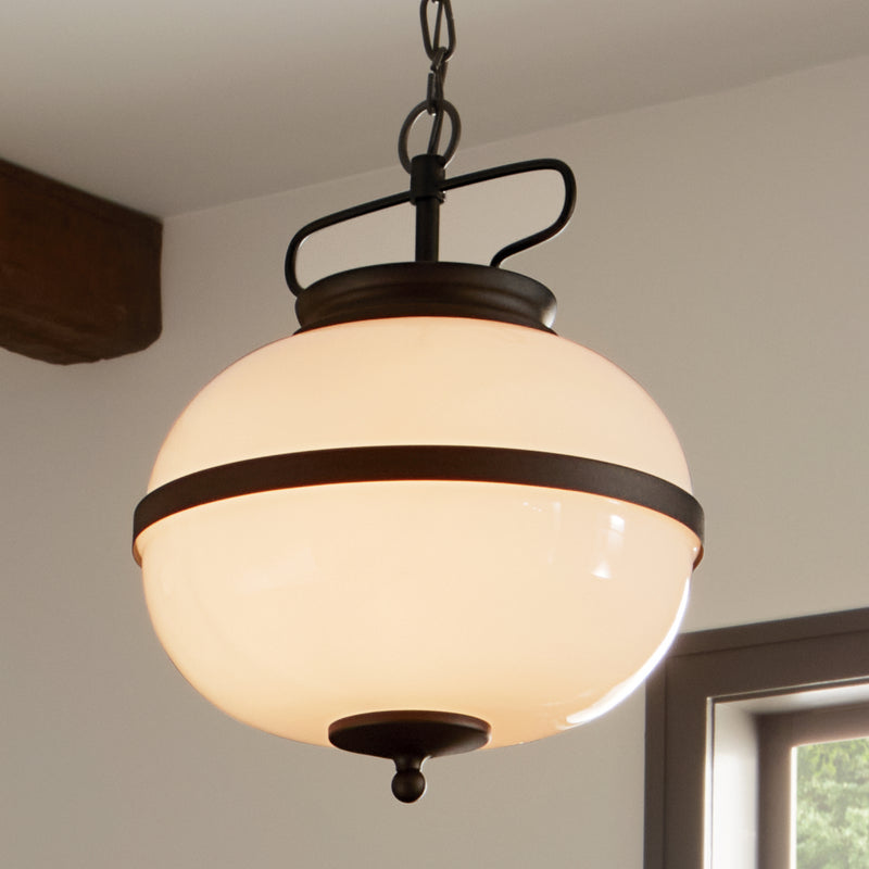 Kichler 52478BKT Two Light Pendant, Textured Black
