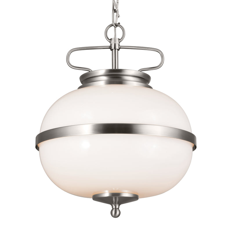 Kichler 52478CLP Two Light Pendant, Classic Pewter