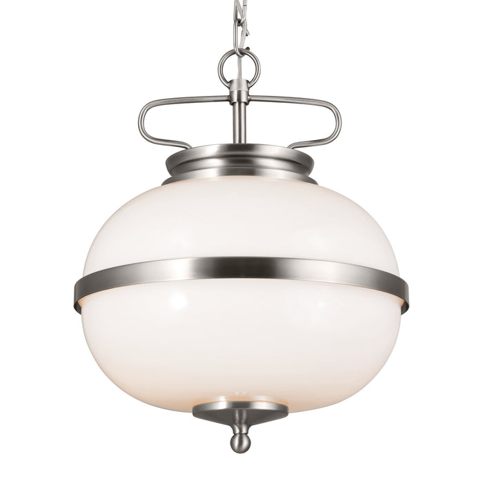 Kichler 52478CLP Two Light Pendant, Classic Pewter