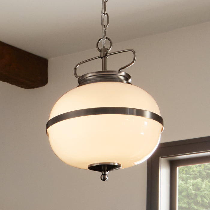 Kichler 52478CLP Two Light Pendant, Classic Pewter