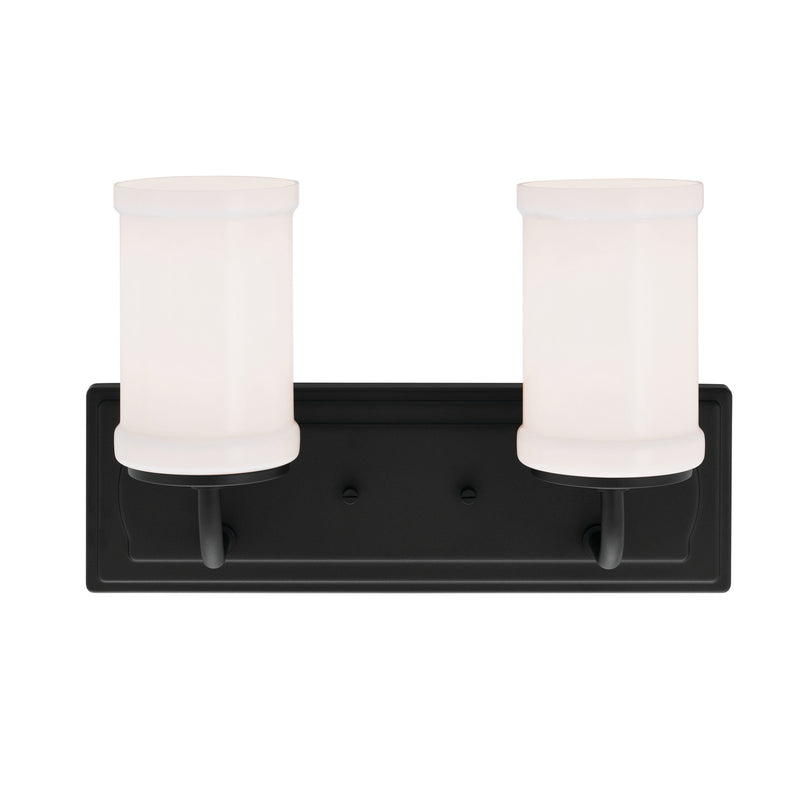 Kichler 55130BKT Two Light Bath, Textured Black