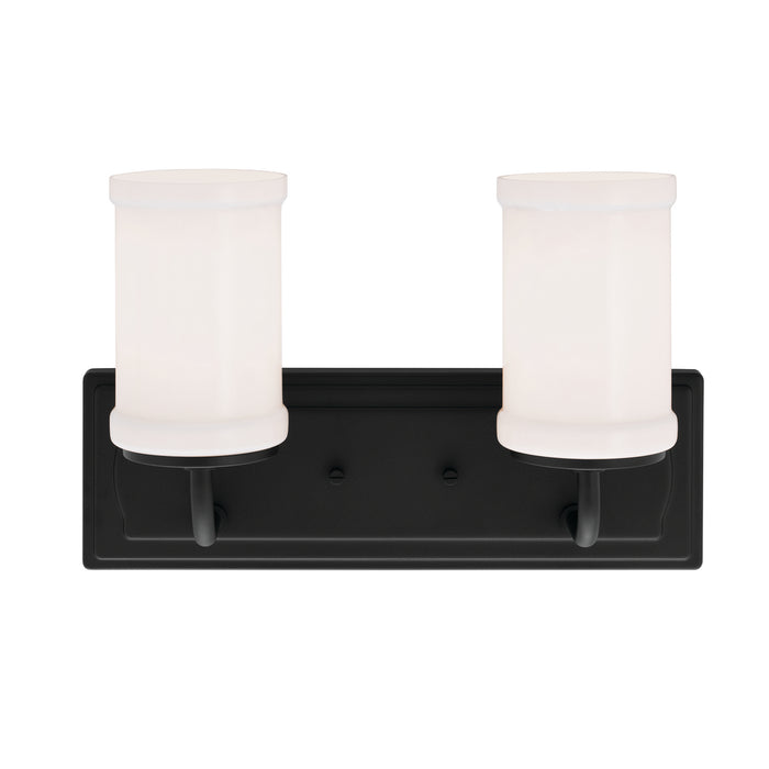 Kichler 55130BKT Two Light Bath, Textured Black