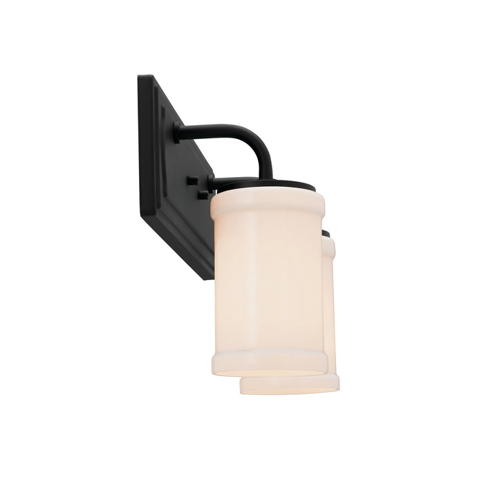 Kichler 55130BKT Two Light Bath, Textured Black