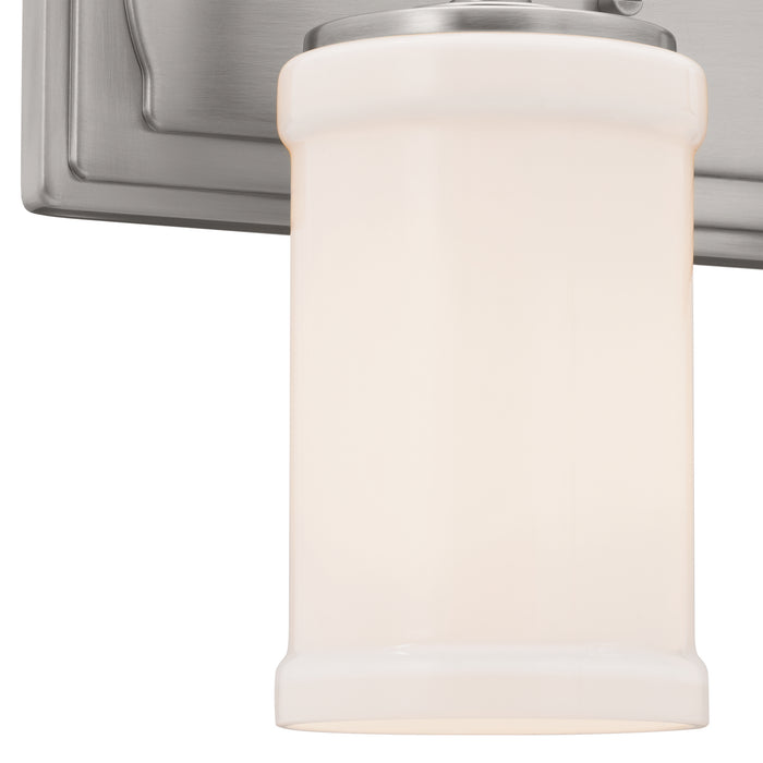 Kichler 55130CLP Two Light Bath, Classic Pewter