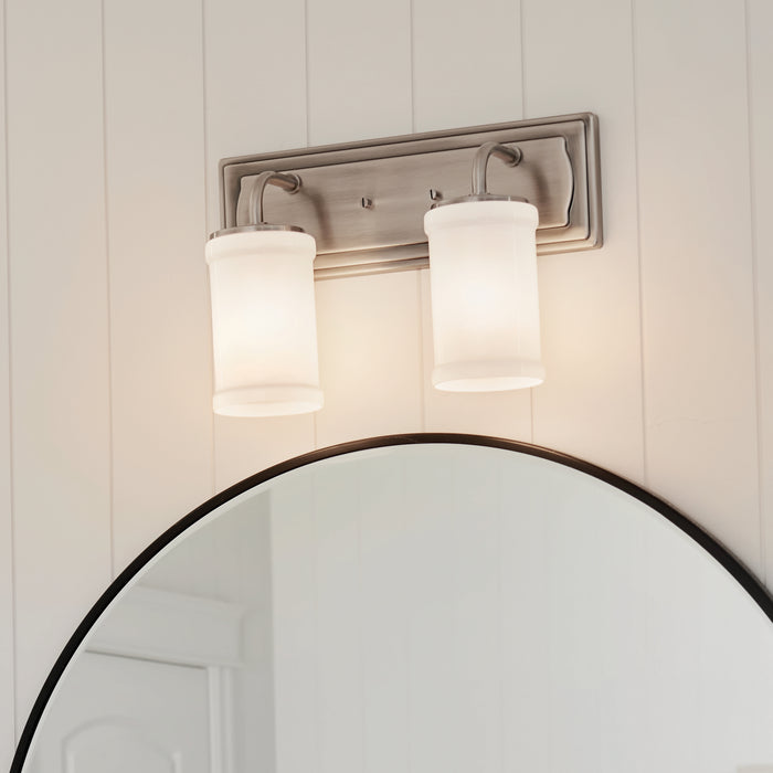 Kichler 55130CLP Two Light Bath, Classic Pewter