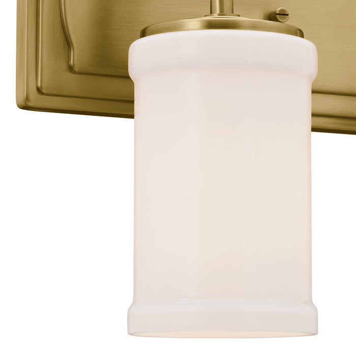 Kichler 55130NBR Two Light Bath, Natural Brass
