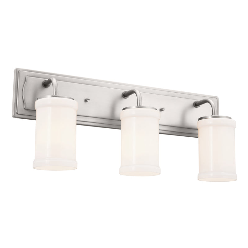 Kichler 55131CLP Three Light Bath, Classic Pewter