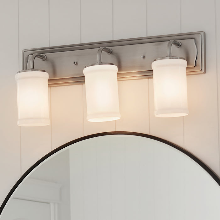 Kichler 55131CLP Three Light Bath, Classic Pewter