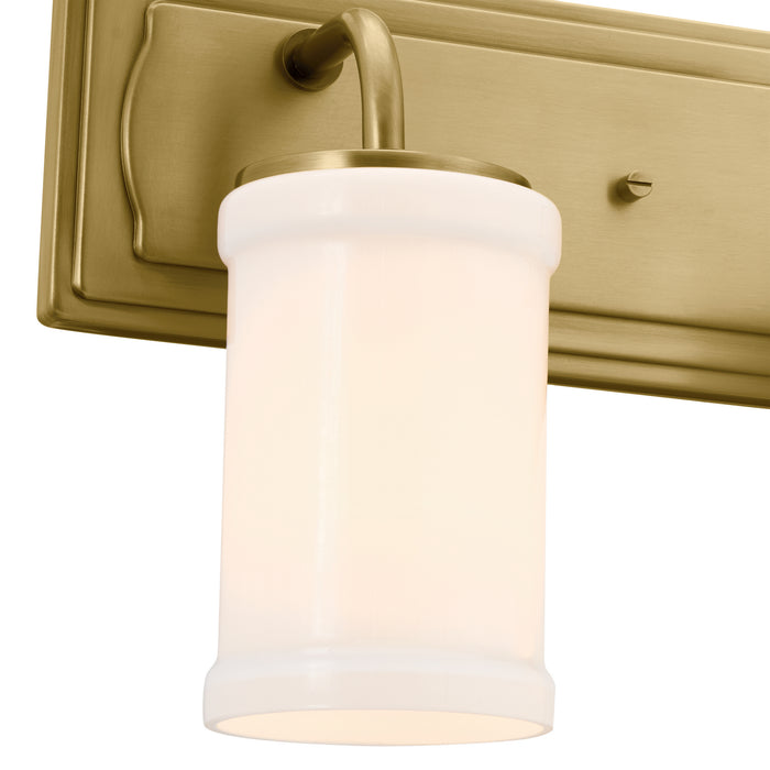 Kichler 55131NBR Three Light Bath, Natural Brass