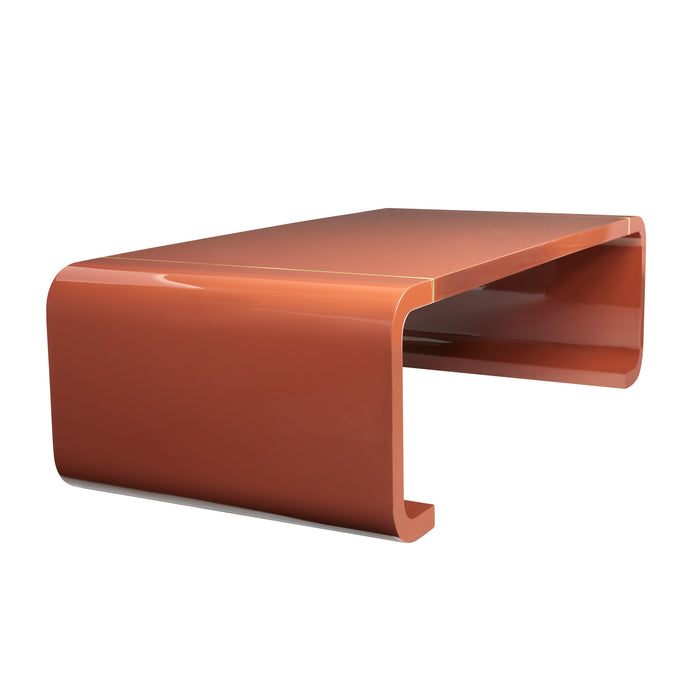 Arteriors 5094 Cocktail Table, Paprika