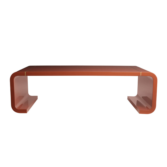 Arteriors 5094 Cocktail Table, Paprika