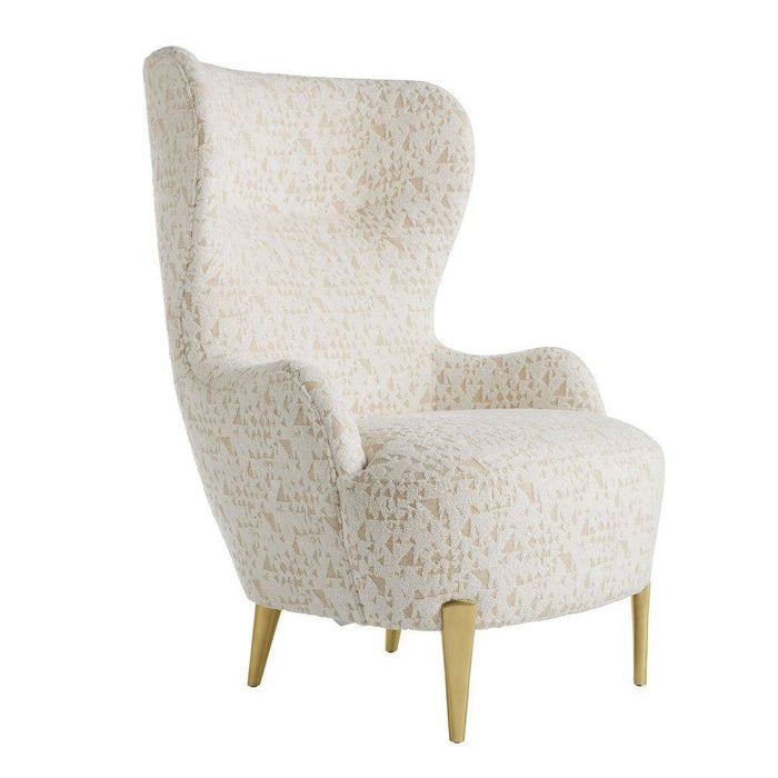 Arteriors 8162 Accent Chair, Facet Cream