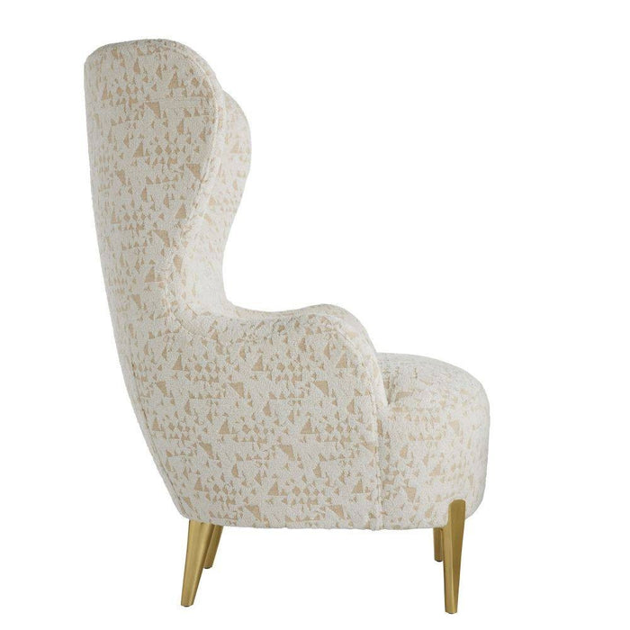 Arteriors 8162 Accent Chair, Facet Cream