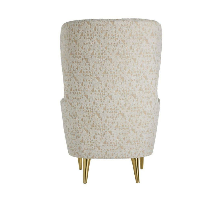 Arteriors 8162 Accent Chair, Facet Cream