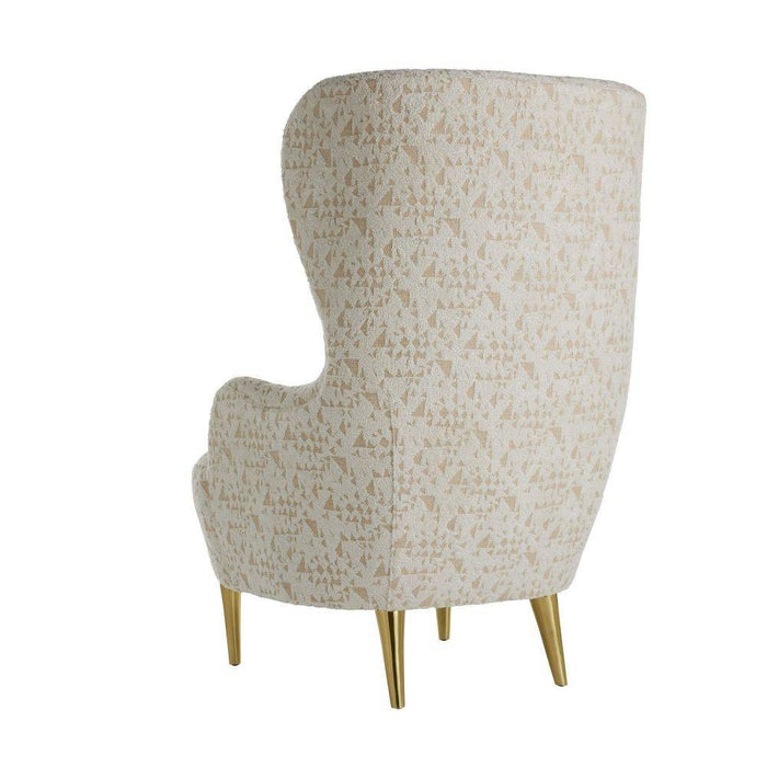 Arteriors 8162 Accent Chair, Facet Cream