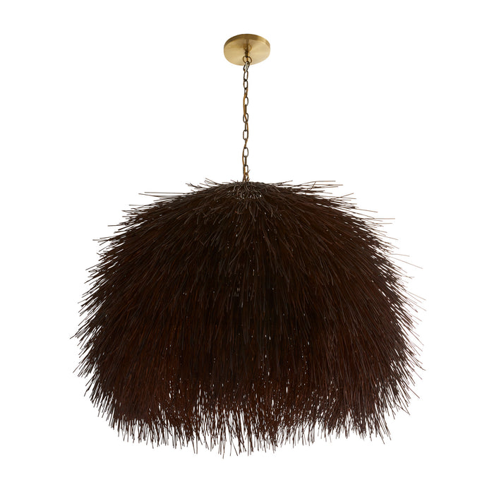 Arteriors 45117 One Light Pendant, Dark Brown
