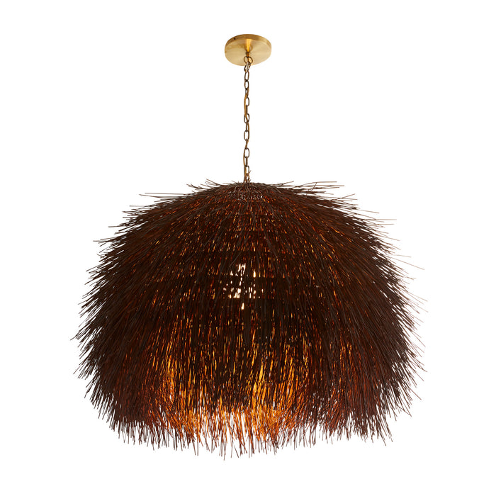 Arteriors 45117 One Light Pendant, Dark Brown
