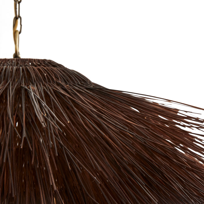 Arteriors 45117 One Light Pendant, Dark Brown