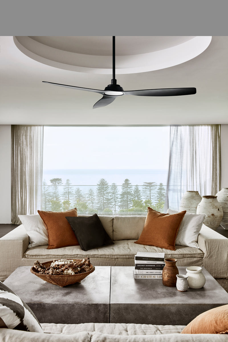 Beacon Lighting 21065101 52" Ceiling Fan, Black