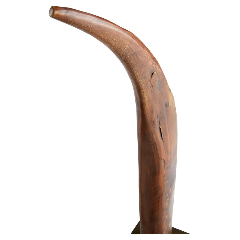 Cyan 11150 Sculpture, Brown And Bronze